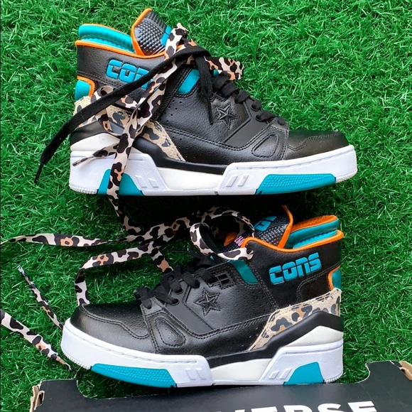Converse ERX 260 MID Black/rapid teal/orange rindW - Picture 12 of 16
